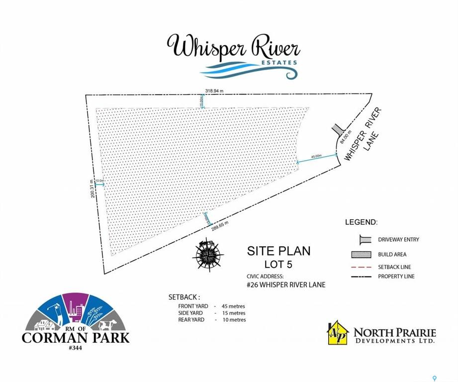 Fifth View of 26 Whisper River Lane, Corman Park Rm No. 344, Saskatchewan, S7P 0E5