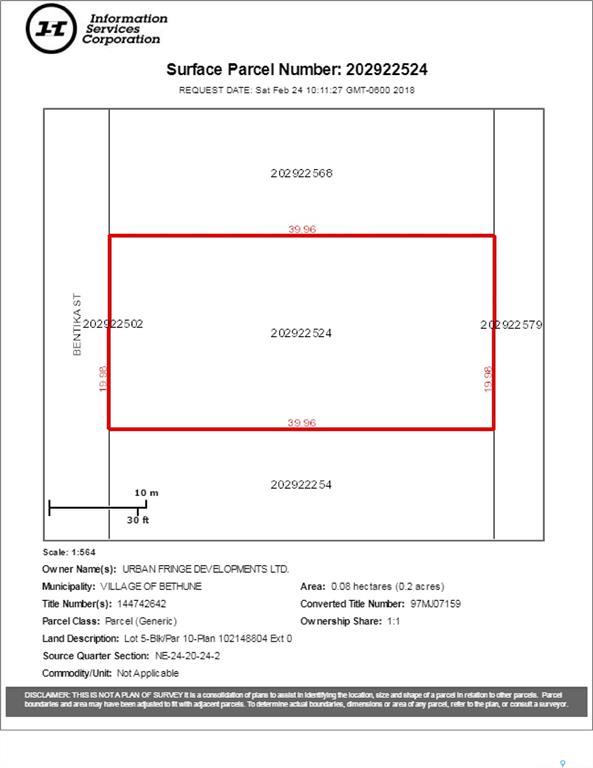 Second View of 509 Bentika Street, Bethune, Saskatchewan, S0G 0H0