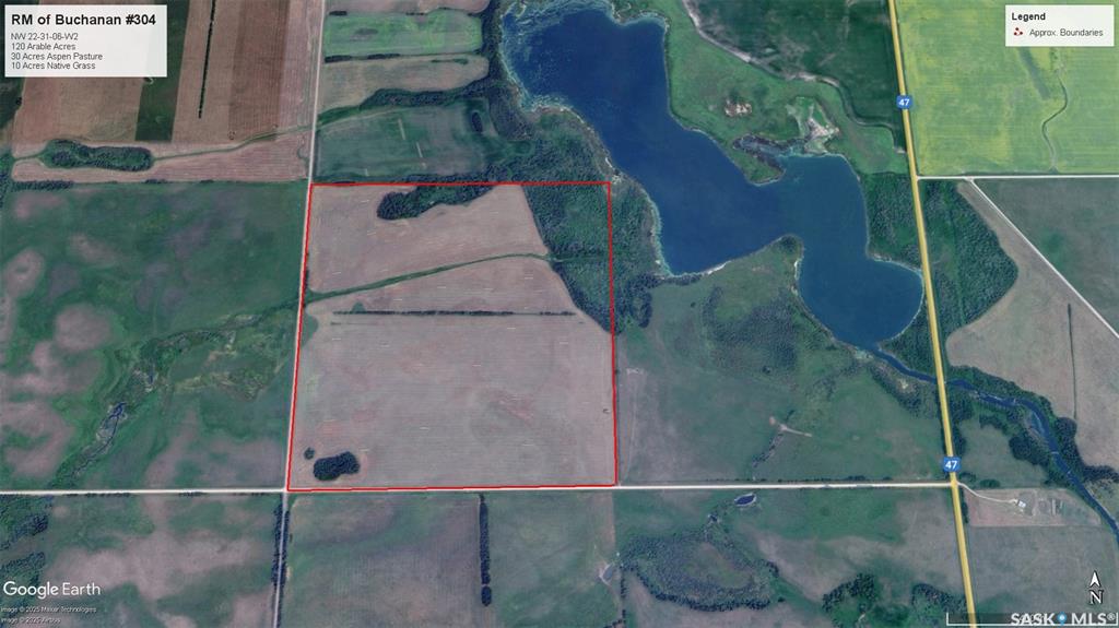 Third View of Rural Forage Property, Buchanan Rm No. 304, Saskatchewan, S0A 0J0
