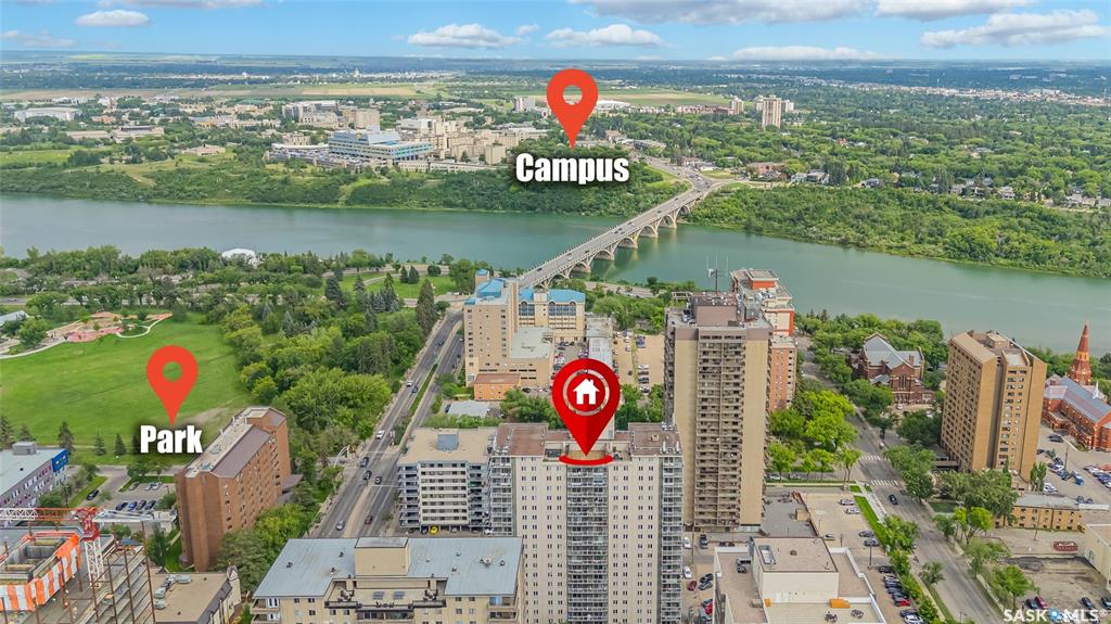 Third View of 320 5th Avenue N #908, Central Business District, Saskatoon, Saskatchewan, S7K 2P5