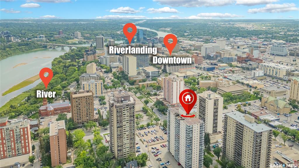 Fifth View of 320 5th Avenue N #908, Central Business District, Saskatoon, Saskatchewan, S7K 2P5