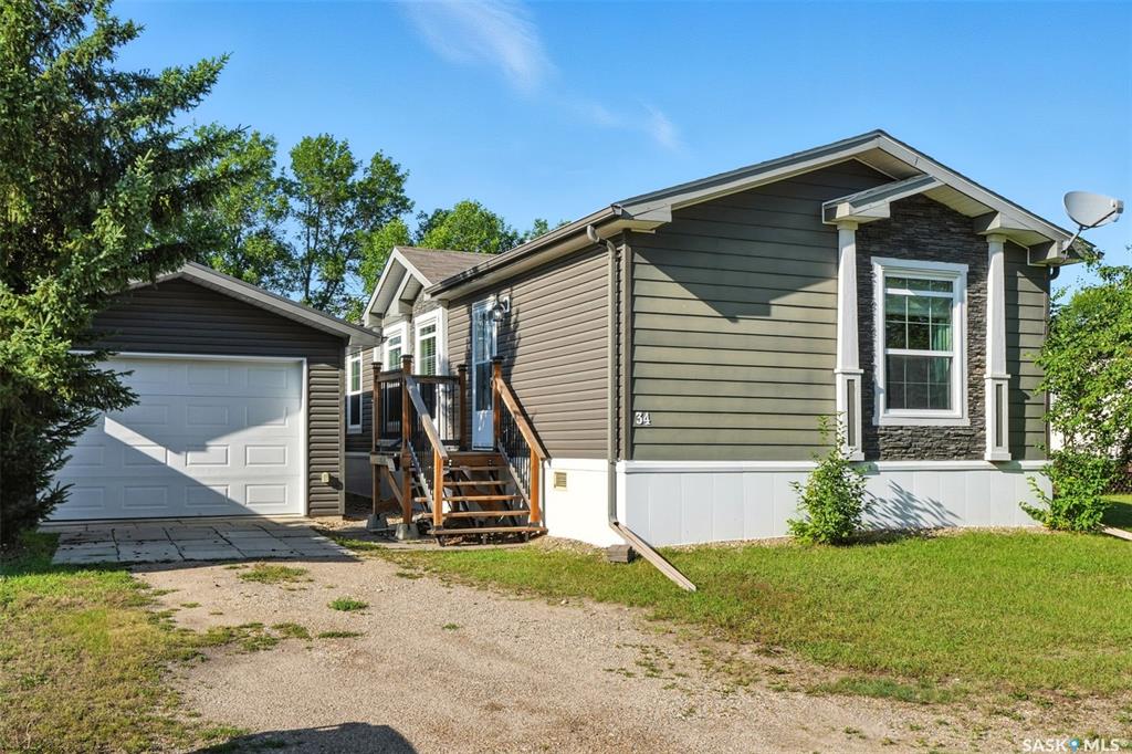 Second View of 34 Triland Trailer Court, Lanigan, Saskatchewan, S0K 2M0