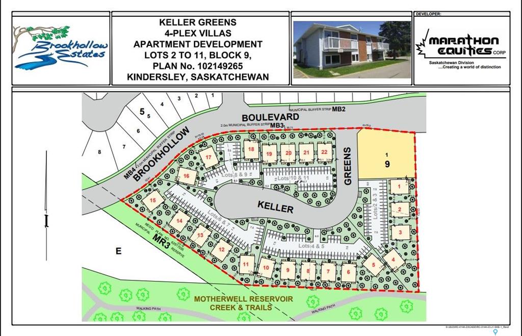 Fifth View of Keller Greens R3 Lot for 3-5plexes, Kindersley, Saskatchewan, S0L 1S1