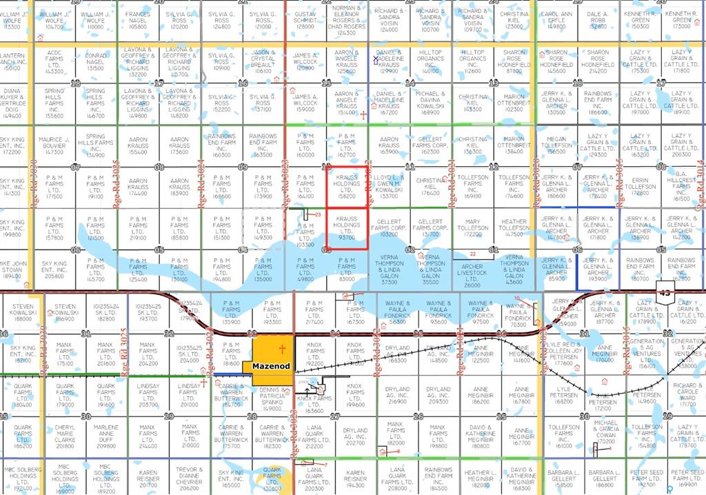 Mazenod Half section, SK017066, Saskatchewan,