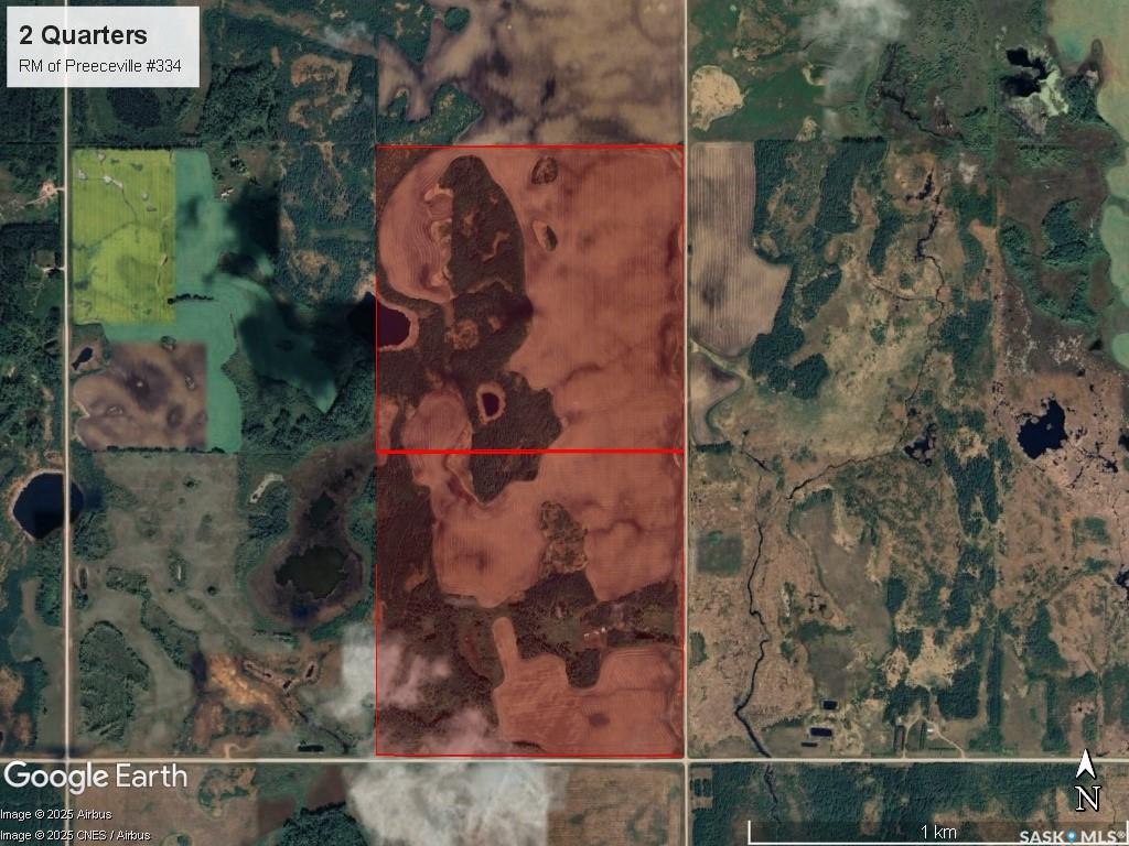 Second View of 2 Grainland Quarters With Yard Site Near Endeavour, Preeceville Rm No. 334, Saskatchewan, S0A 0A2