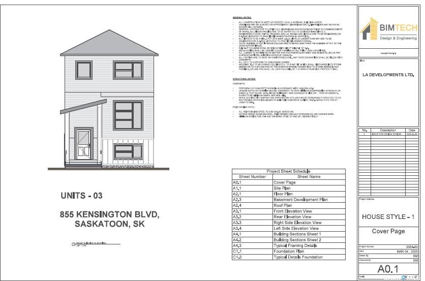 855 Kensington Boulevard #Lot 3, SK019080, Saskatchewan,