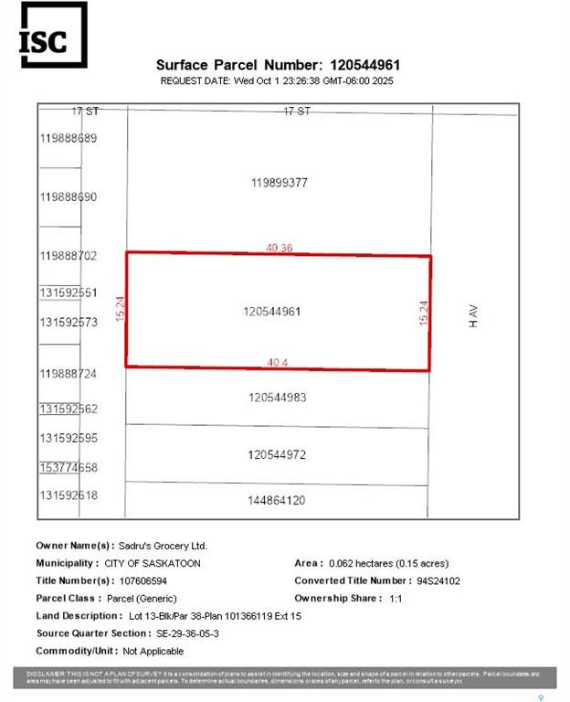 607 H Avenue S, SK019869, Saskatchewan,