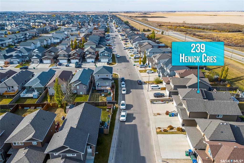 Third View of 239 Henick Crescent, Hampton Village, Saskatoon, Saskatchewan, S7R 0J9