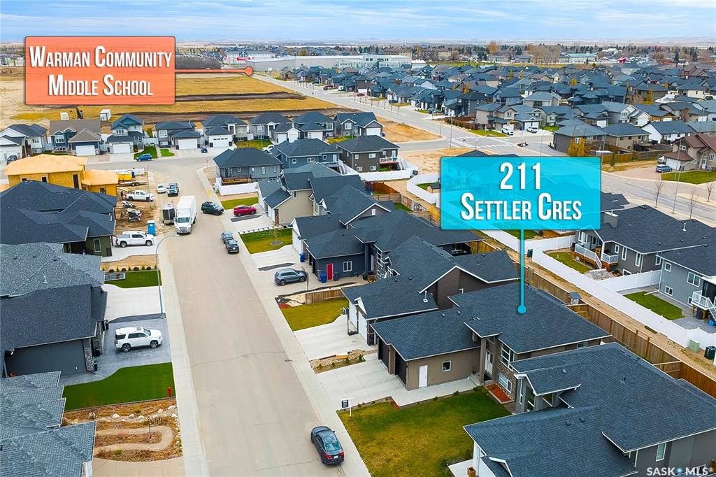 Second View of 211 Settler Crescent, Warman, Saskatchewan, S0K 4S2