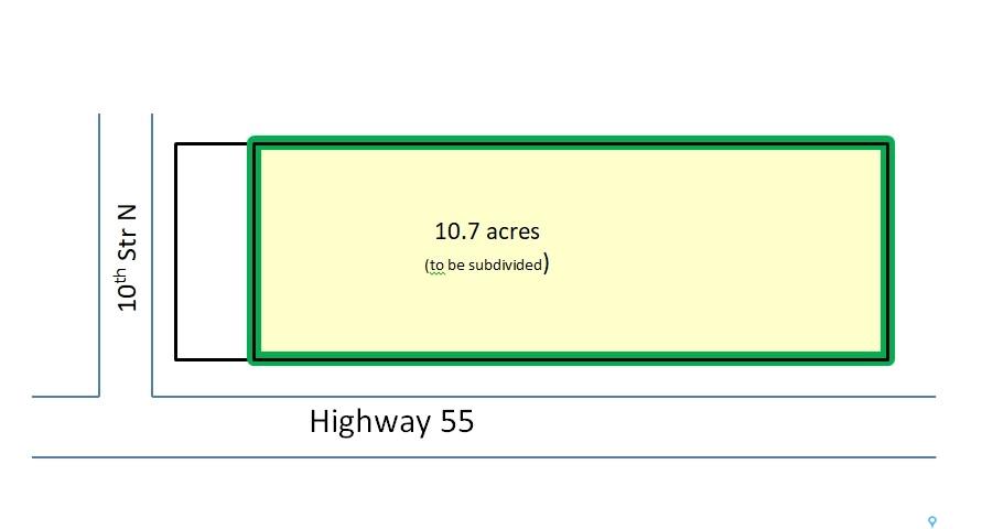 Second View of 10.7 acre Prime Highway Frontage East of Nipawin, Nipawin Rm No. 487, Saskatchewan, S0E 1E0