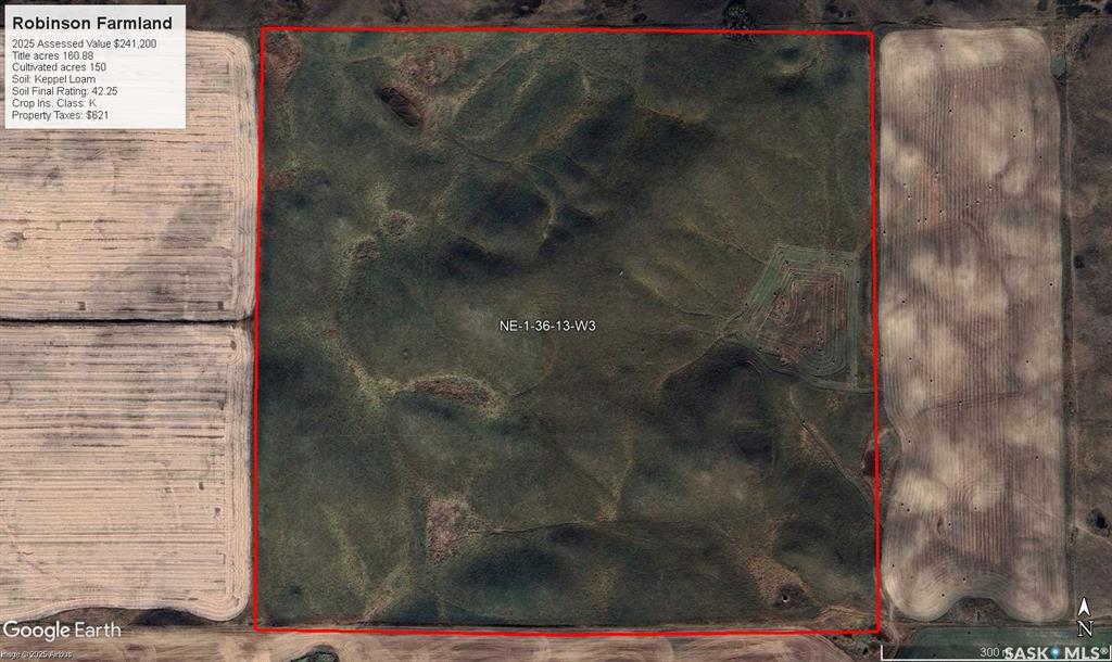 RM of Biggar Farmland - 160 Acres (Robinson), SK025490, Saskatchewan,