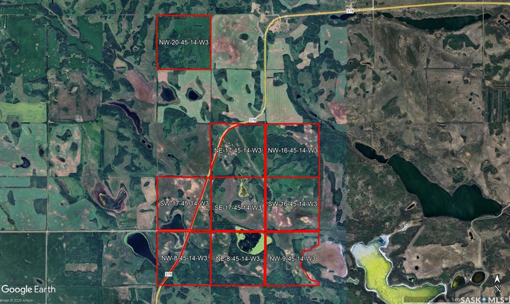 North Battleford 1,384 acs Grain Farmland (Mino), SK027215, Saskatchewan,