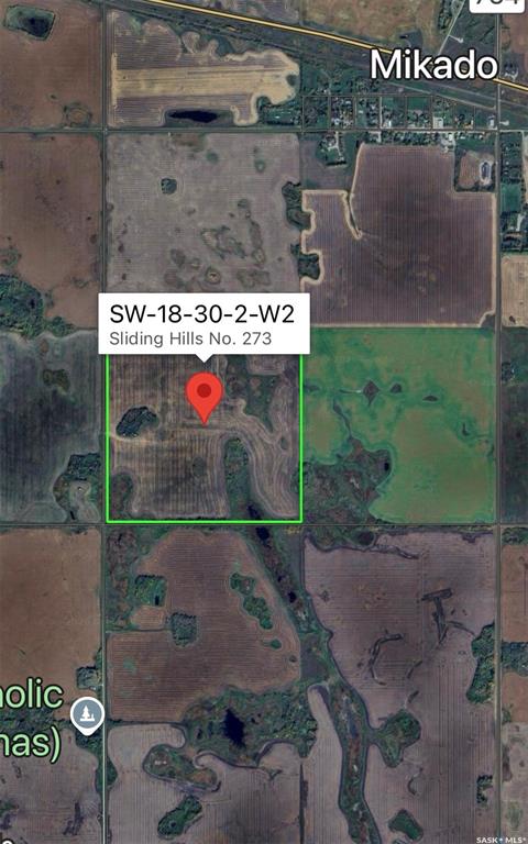 RM of Sliding Hills SW 18 30 02 W2, SK028076, Saskatchewan,