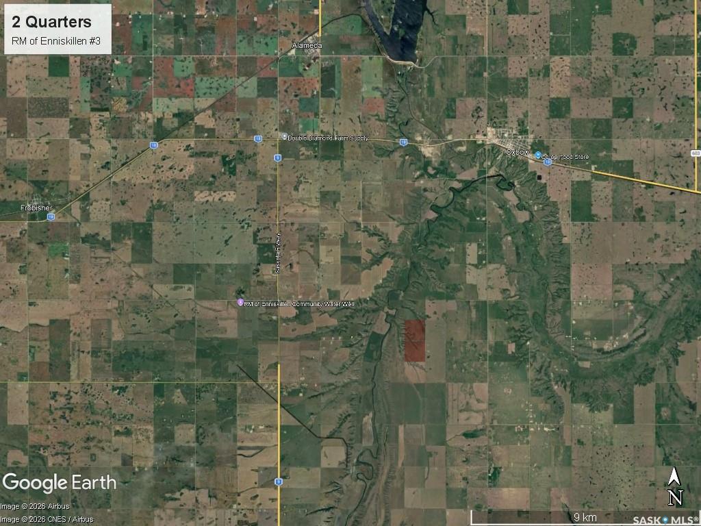 Fifth View of 2 Quarters Mixed Land Near Oxbow, SK, Enniskillen Rm No. 3, Saskatchewan, S0C 2B0