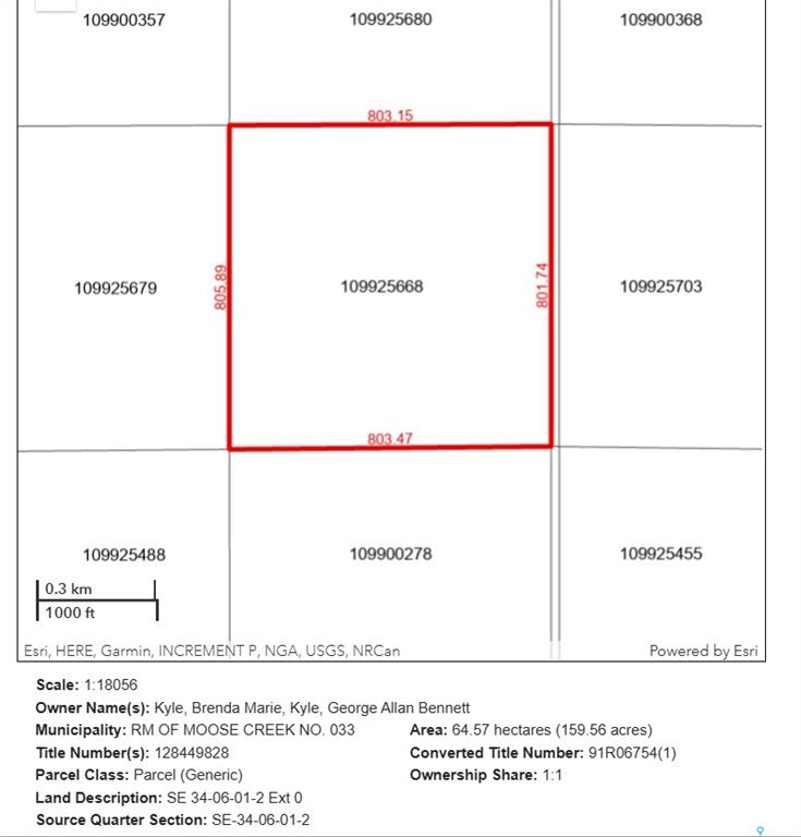 Fourth View of Kyle Land - RM of Moose Creek, Moose Creek Rm No. 33, Saskatchewan, S0C 1R0