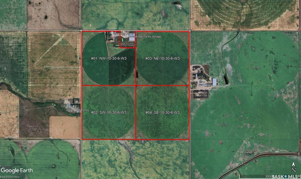 Broderick 622 acres Irrigated Grain Farmland & Yar, SK028695, Saskatchewan,