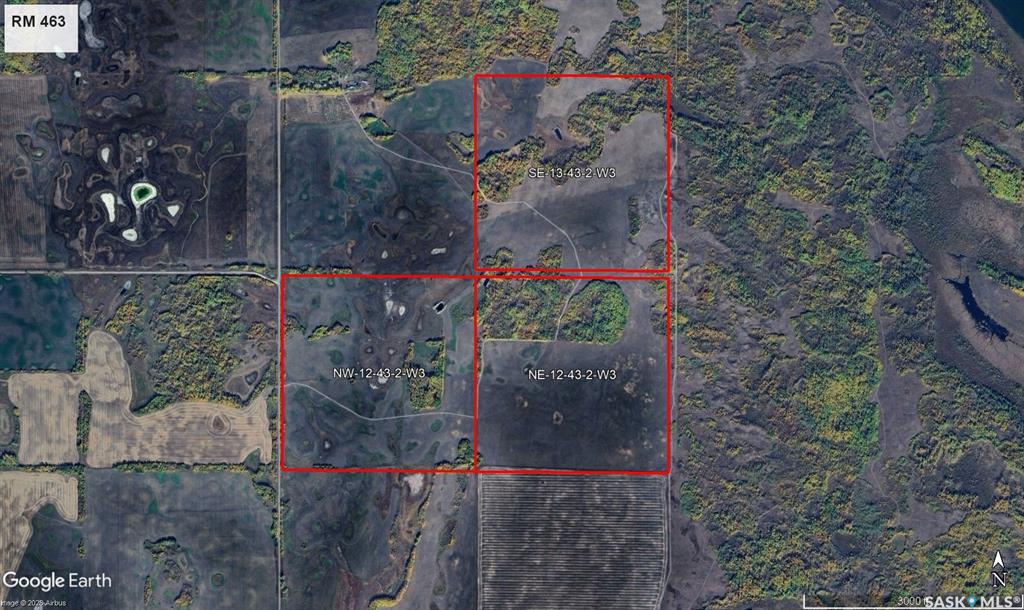 Duck Lake 480 acres Pasture & Grain Farmland, SK029019, Saskatchewan,