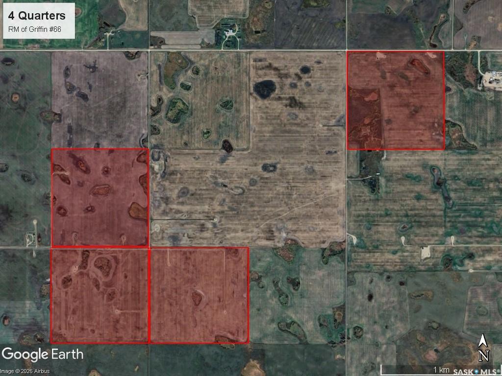 Third View of 4 Quarters Near Halbrite, SK (NK Hodgen), Griffin Rm No. 66, Saskatchewan, S0C 1H0