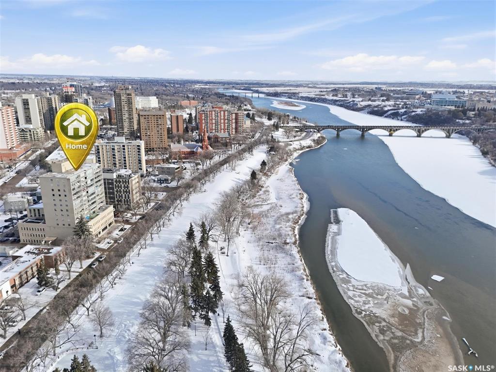Second View of 730 Spadina Crescent E #1001, Central Business District, Saskatoon, Saskatchewan, S7K 4H7