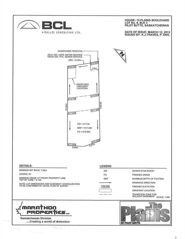 MLS® listing #SK031947 for sale located at 15 Plains Boulevard
