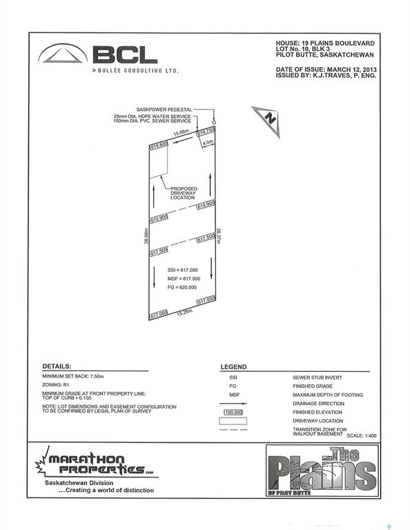 MLS® listing #SK031950 for sale located at 19 Plains Boulevard