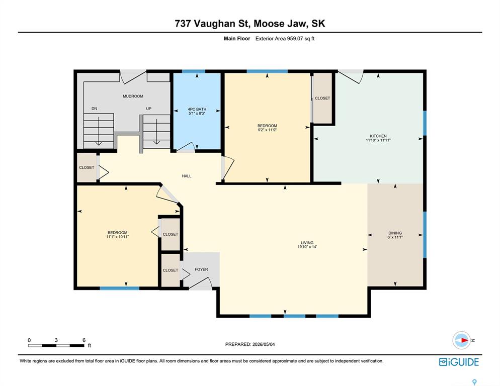 Third View of 737 Vaughan Street, Westmount/Elsom, Moose Jaw, Saskatchewan, S6H 5N4