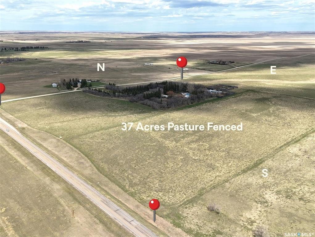 Second View of North # 4 Skyline Road Acreage, Swift Current Rm No. 137, Saskatchewan, S9H 3W3