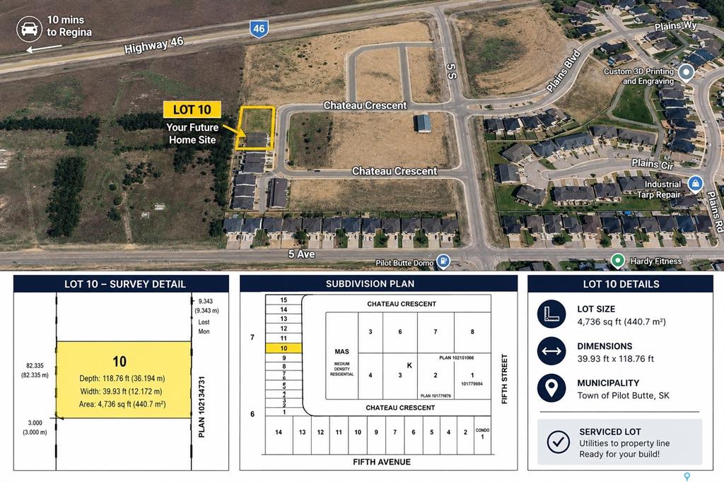 Tbd Chateau Crescent #10, SK035751, Saskatchewan,