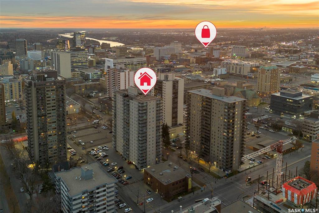 Fourth View of 320 5th Avenue N #1102, Central Business District, Saskatoon, Saskatchewan, S7K 2P5