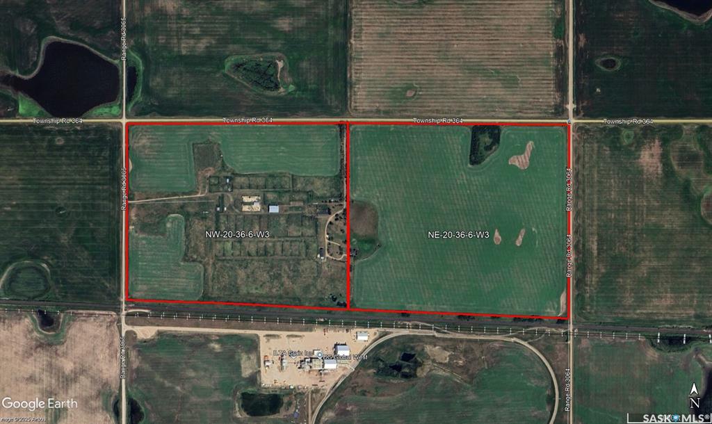 Saskatoon 265 acres Grain Farmland with Yard, SK040140, Saskatchewan,