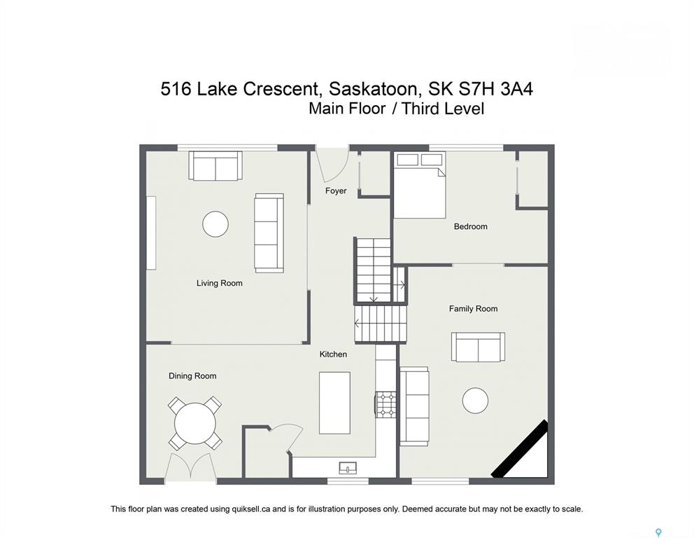 Fourth View of 516 Lake Crescent, Grosvenor Park, Saskatoon, Saskatchewan, S7H 3A4