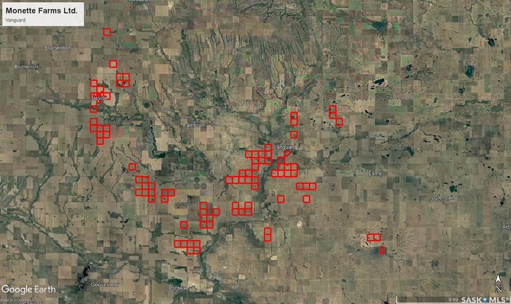 Vanguard 14,538 acres Grain Farmland MFL, SK041331, Saskatchewan,
