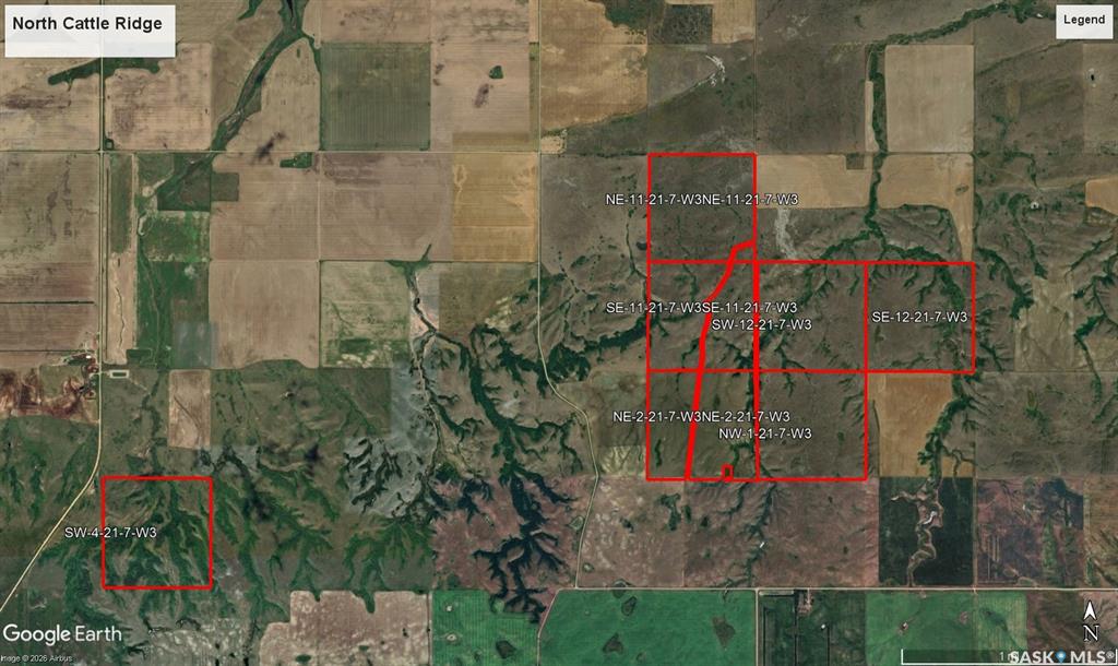 North Cattle Ridge 1,108 acres Mixed Farmland MFL, SK041339, Saskatchewan,