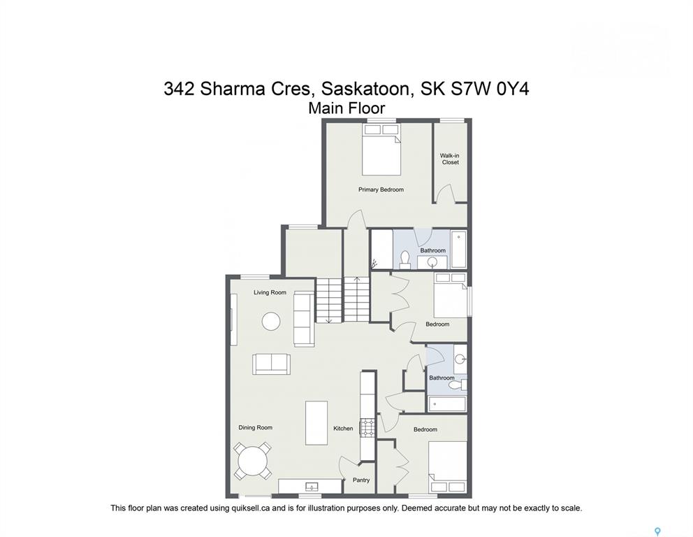 Fifth View of 342 Sharma Crescent, Aspen Ridge, Saskatoon, Saskatchewan, S7W 1K9