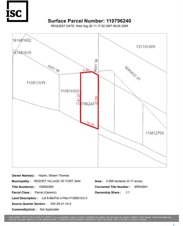 988 56 Highway, SK046849, Saskatchewan,
