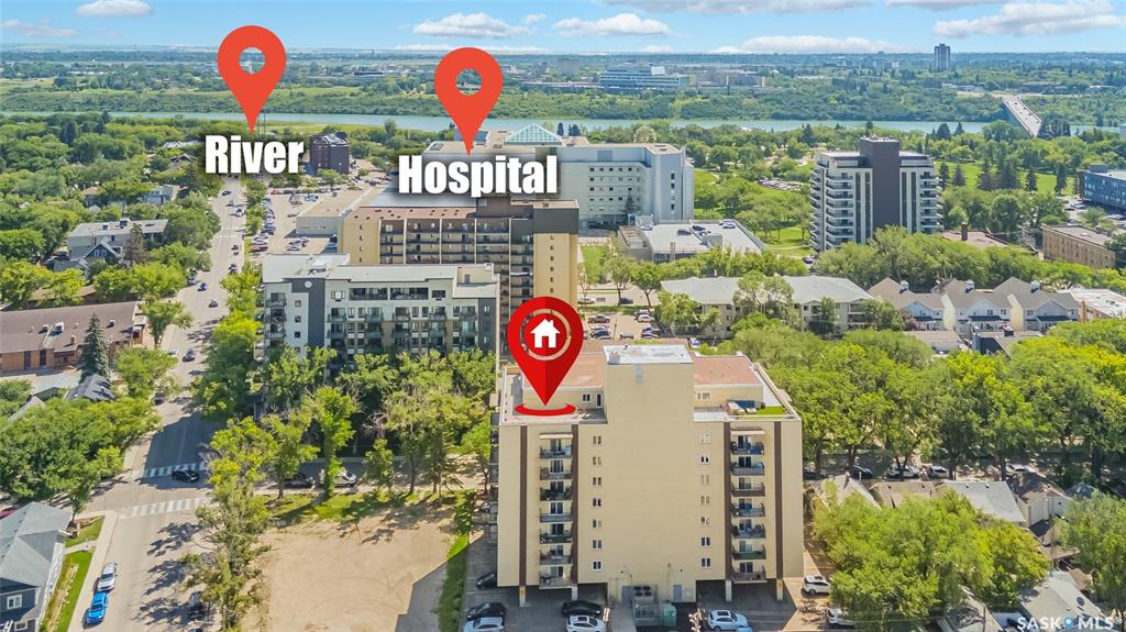 Fifth View of 537 4th Avenue N #Penthouse B, City Park, Saskatoon, Saskatchewan, S7K 2M6