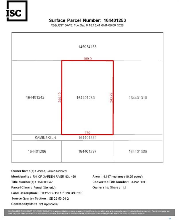 Fourth View of Jones Acreage, Garden River Rm No. 490, Saskatchewan, S0J 1T0
