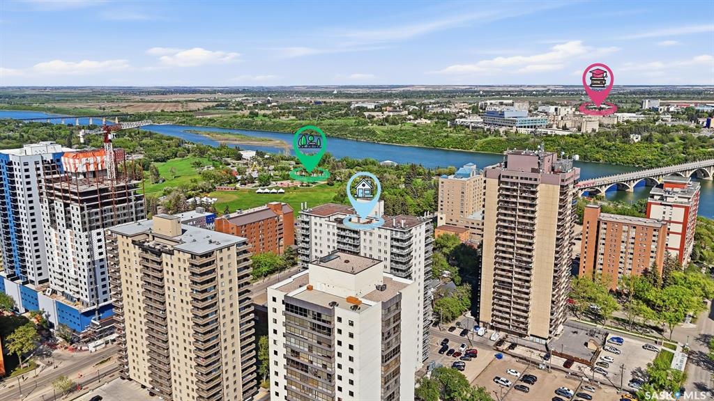 Second View of 320 5th Avenue N #1601, Central Business District, Saskatoon, Saskatchewan, S7K 2P5