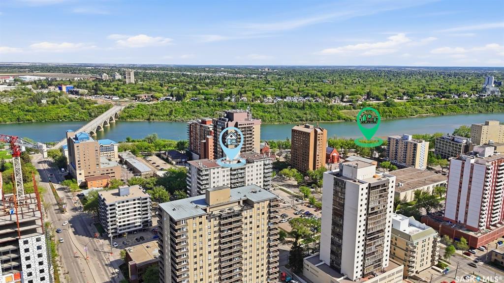 Third View of 320 5th Avenue N #1601, Central Business District, Saskatoon, Saskatchewan, S7K 2P5