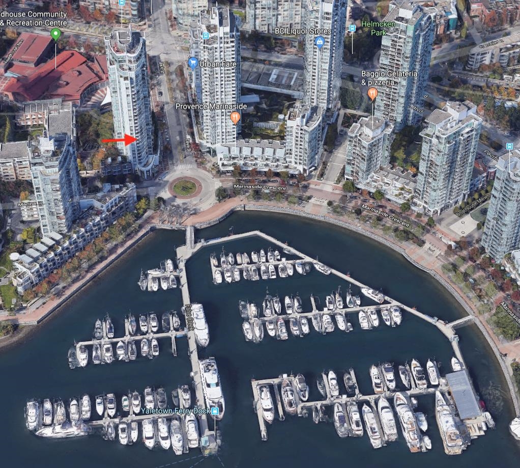 1105 1201 MARINASIDE CRESCENT, R3053603, BC,