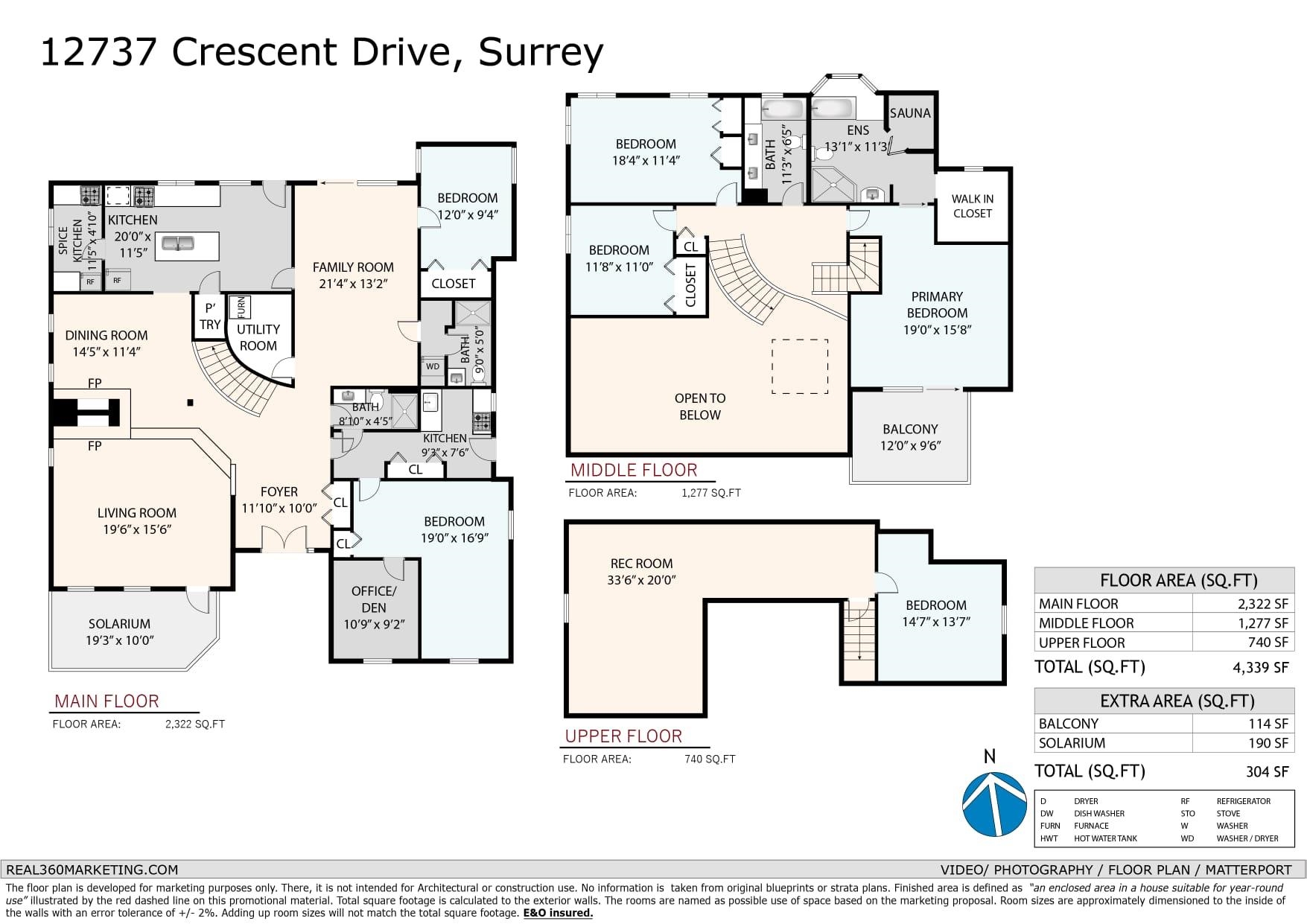 12737 CRESCENT ROAD, Surrey BC V4A 2V6, R3074157, BC,