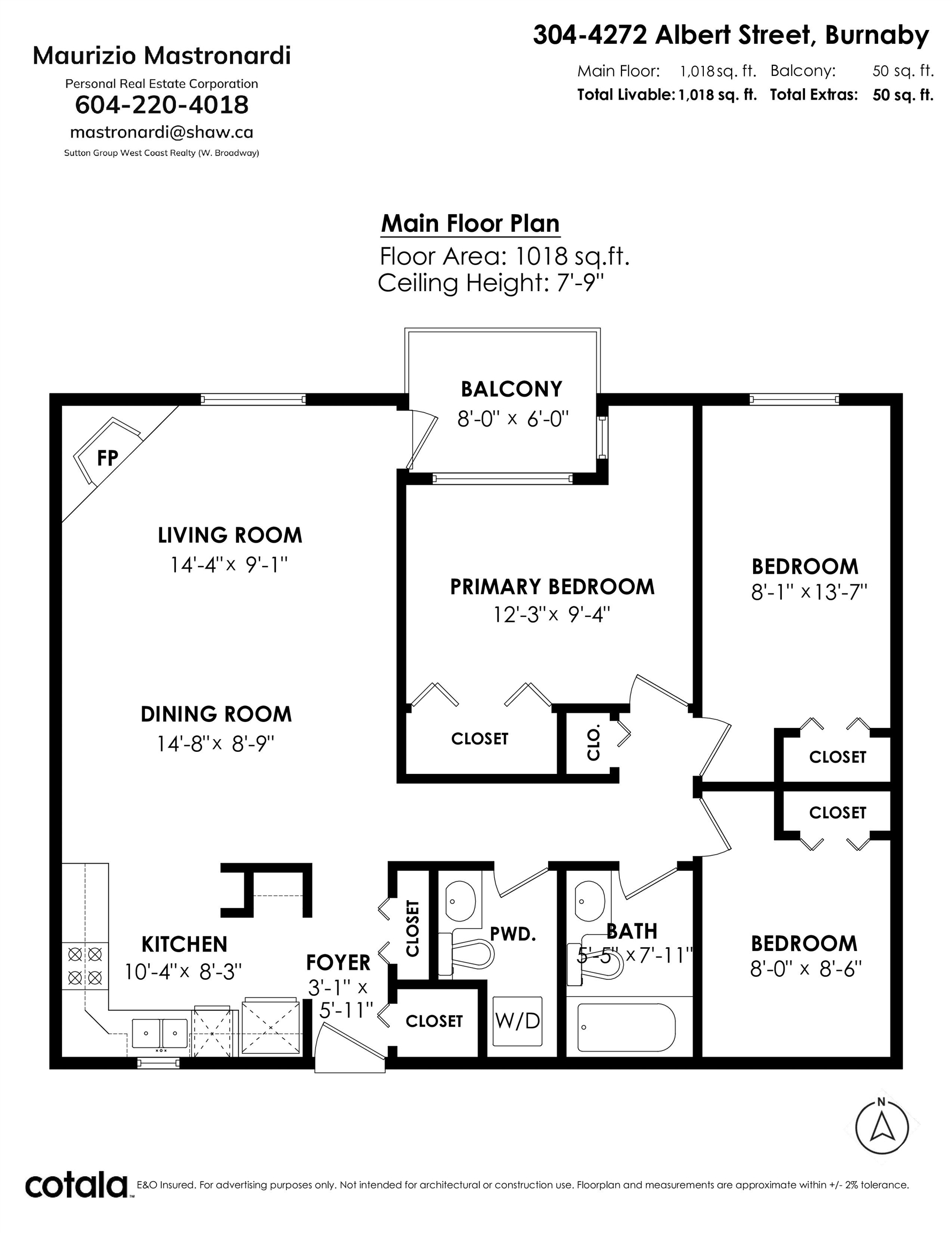 304 4272 ALBERT STREET, R3078676, BC,