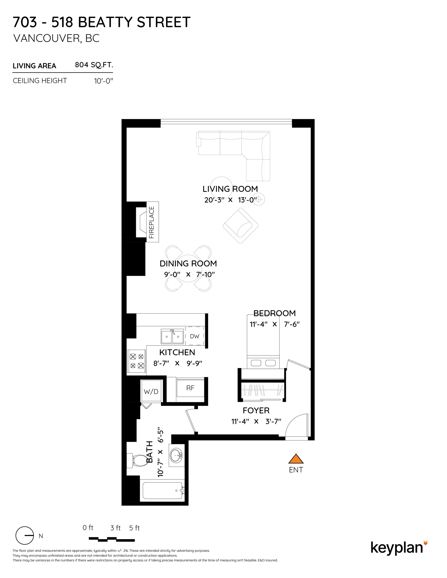 703 518 BEATTY STREET, R3110778, BC,