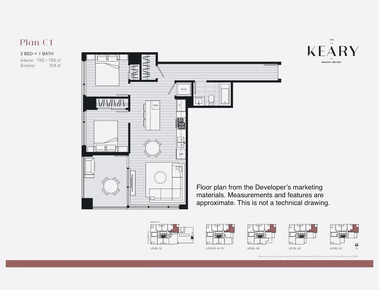 2703 230 KEARY STREET, R3111924, BC,