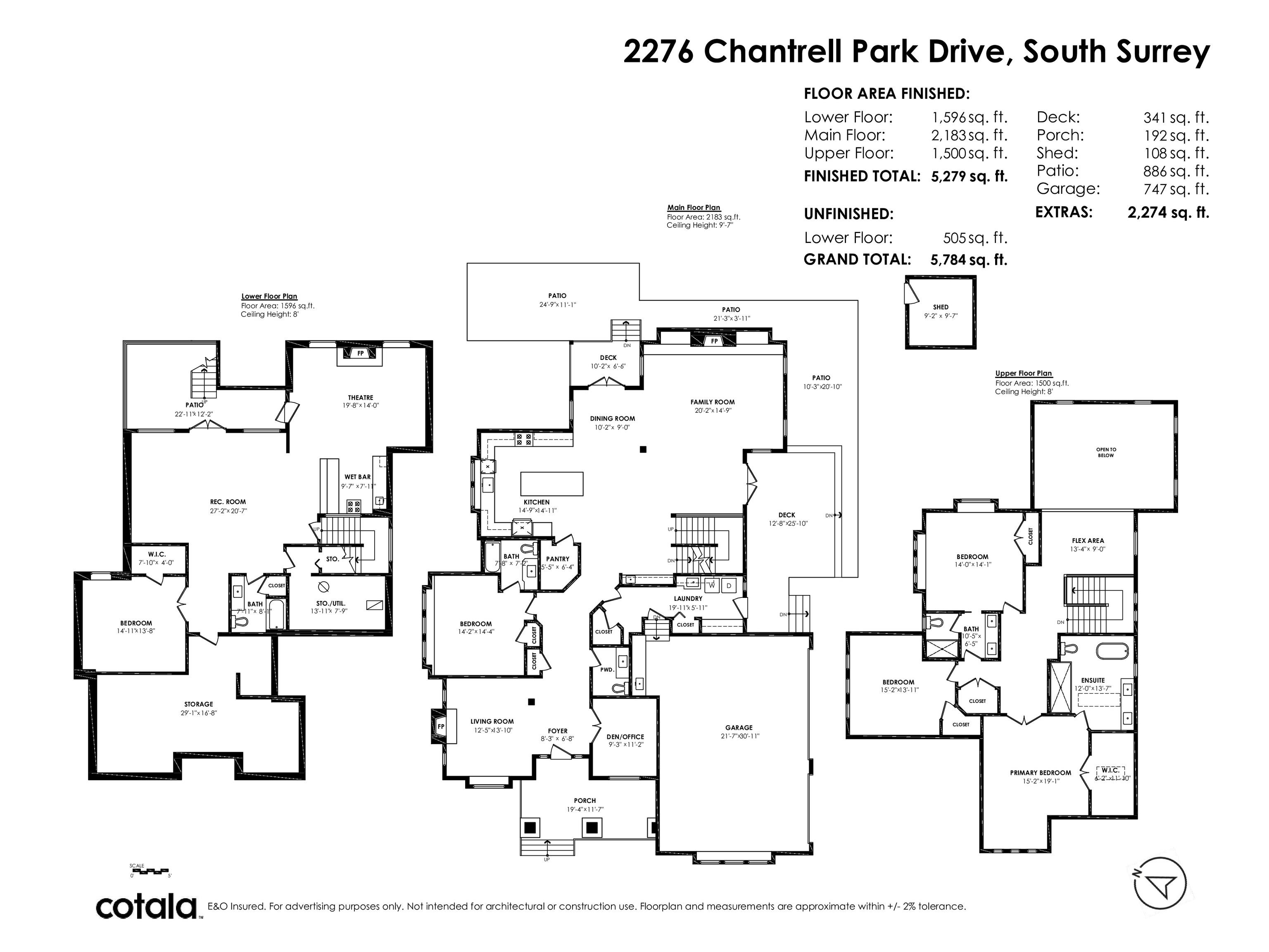 2276 CHANTRELL PARK DRIVE, Surrey BC V4A 9W8, R3125198, BC,