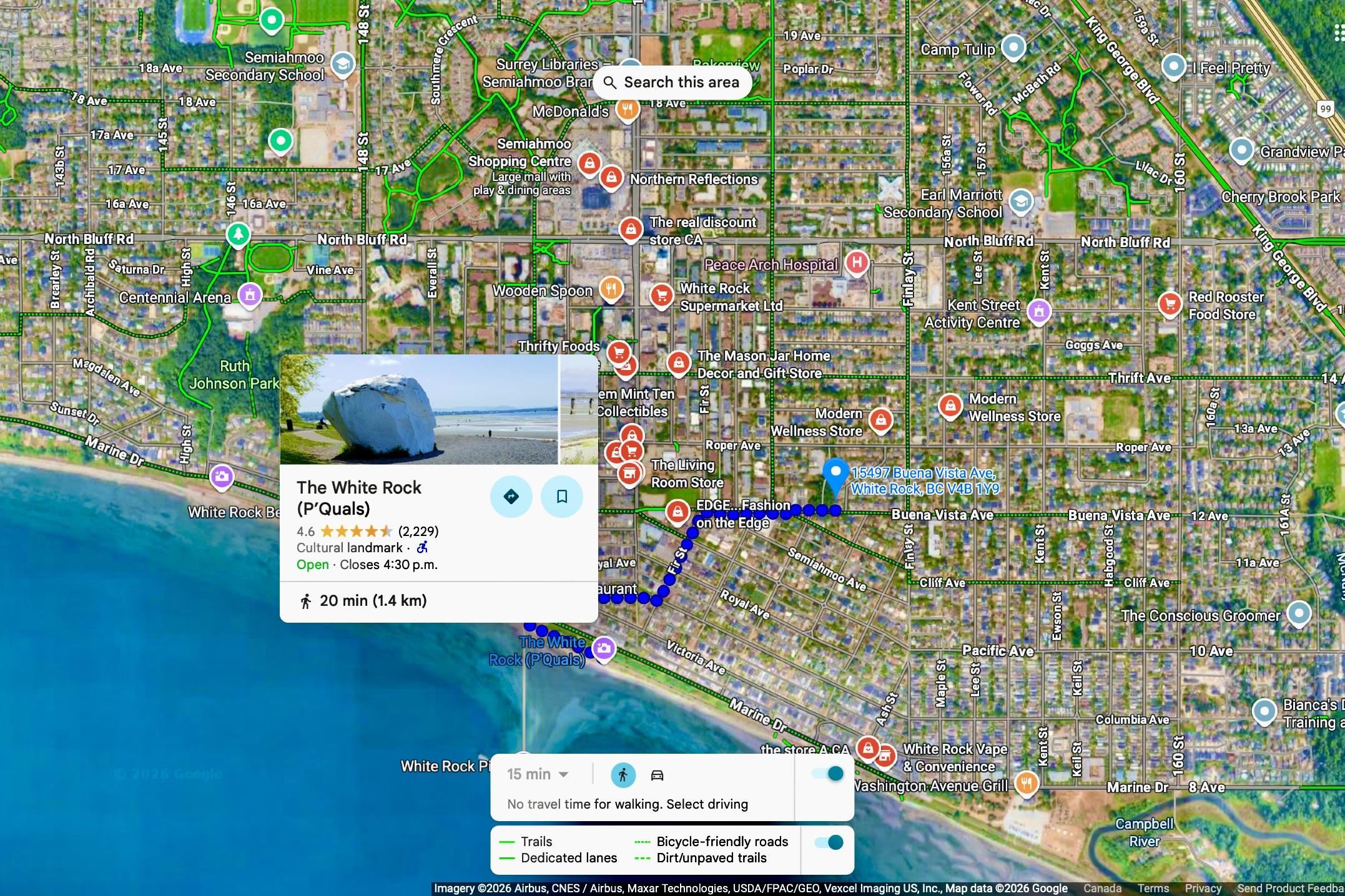 15497 BUENA VISTA AVENUE, White Rock BC V4B 1Y9, R3127369, BC,