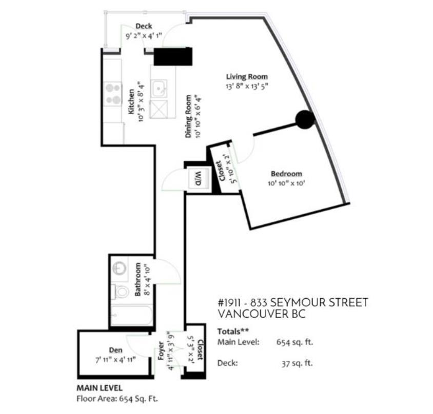 1911 833 SEYMOUR STREET, R3130887, BC,