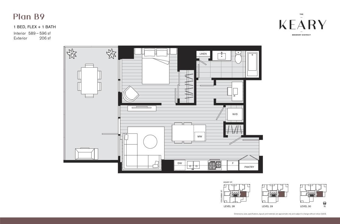 3004 230 KEARY STREET, R3131413, BC,