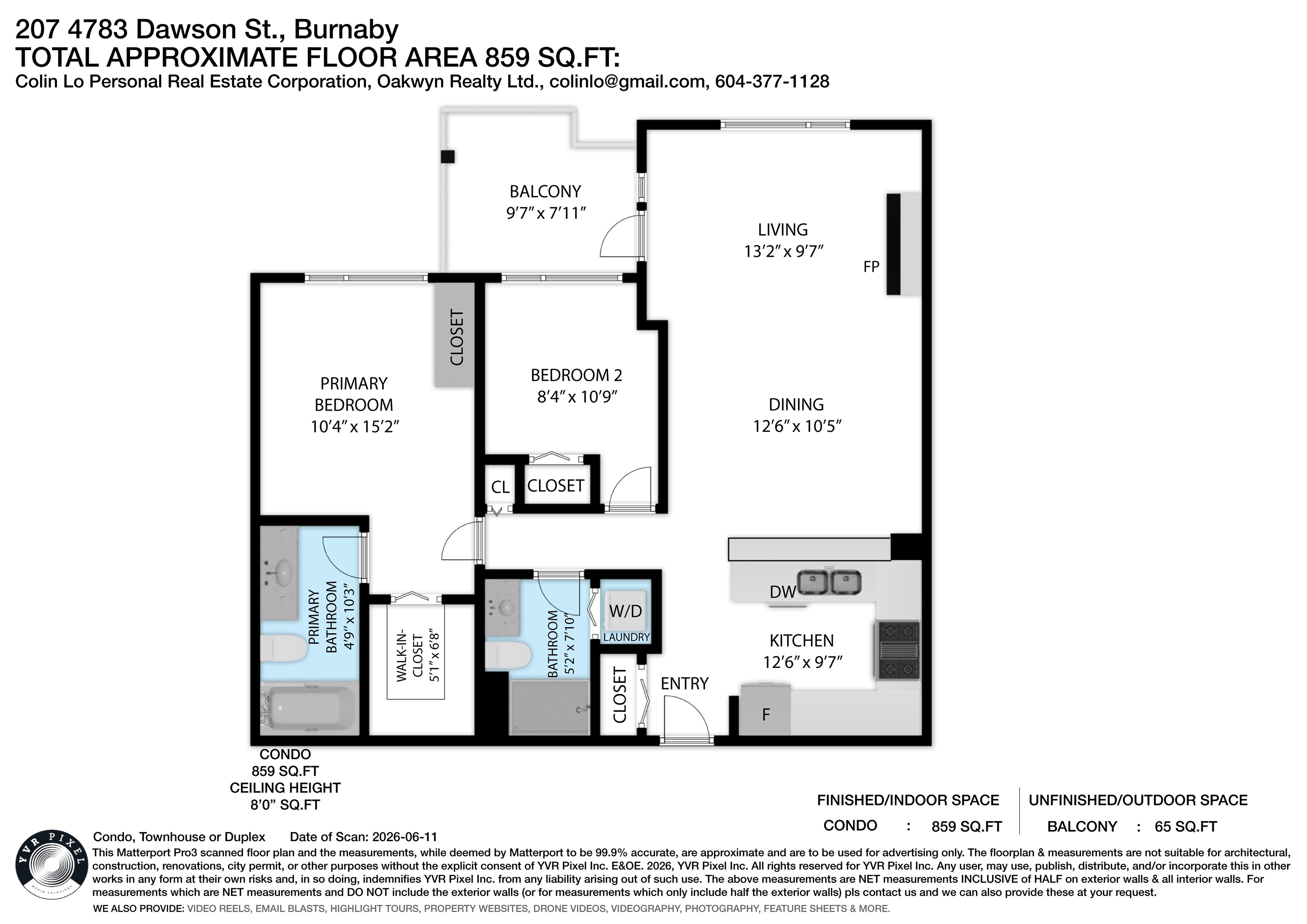 207 4783 DAWSON STREET, R3135641, BC,