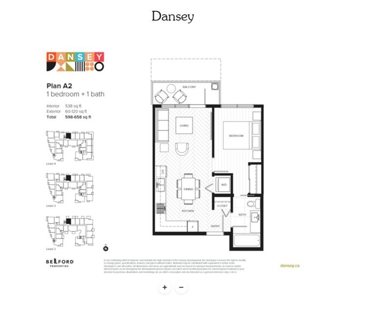 509 599 DANSEY AVENUE, R3136538, BC,